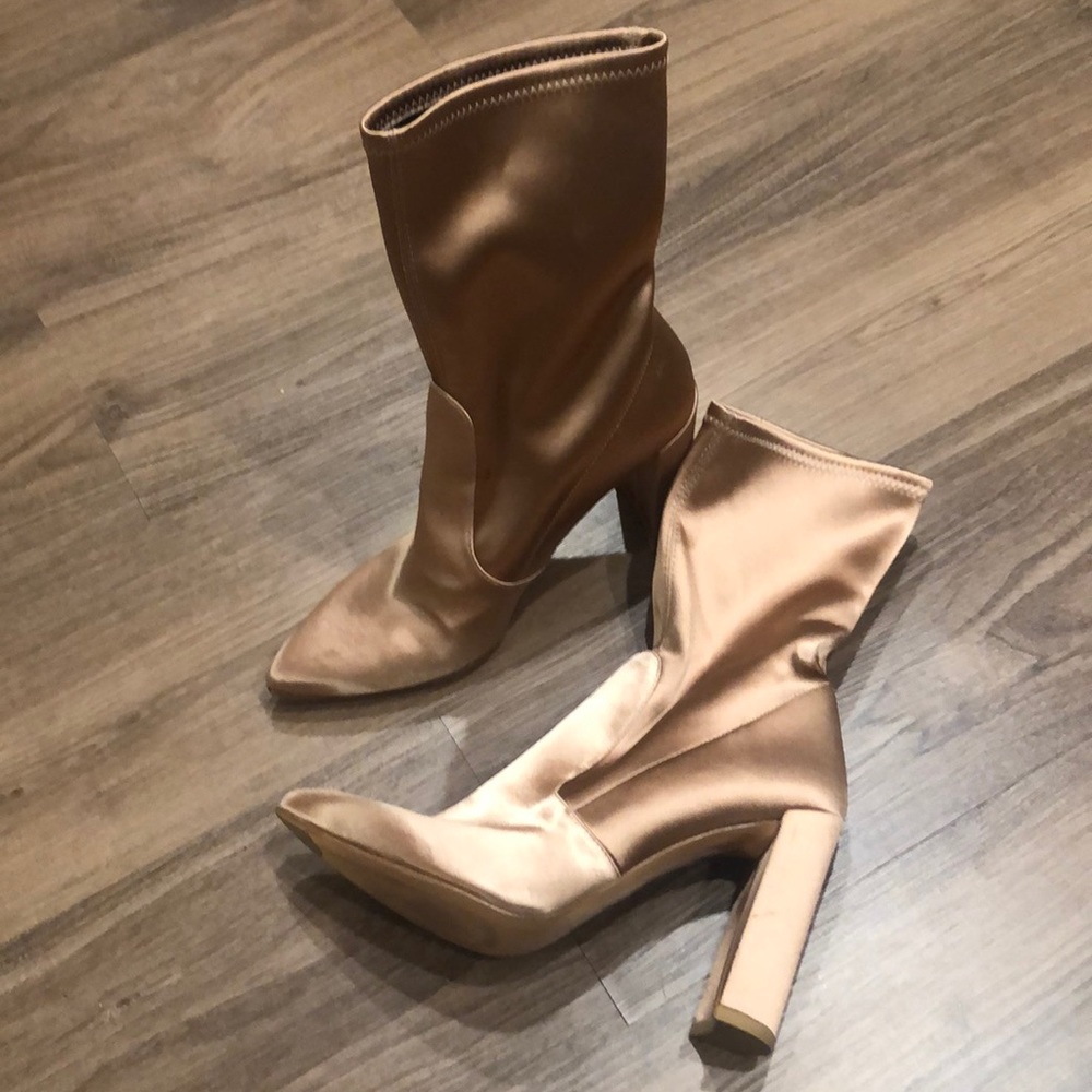 Stuart Weitzman heel boots leather shoes